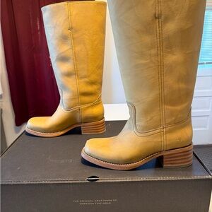 Frye Campus boots- wide calf